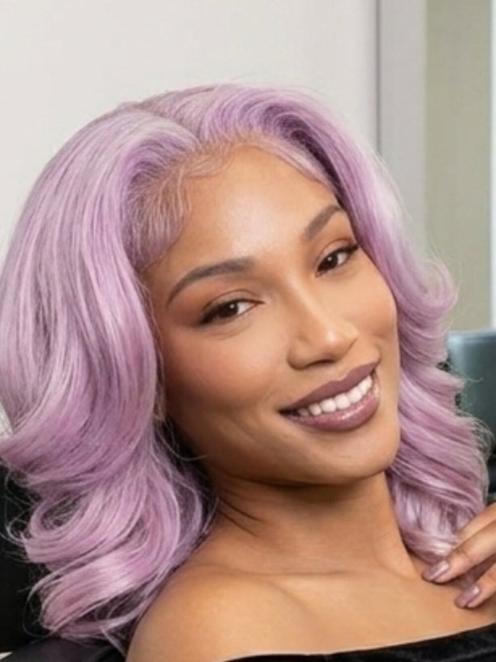 Outre Perfect Hairline Glueless 13x4 HD Lace Front Wig – Jeannie in French Lilac